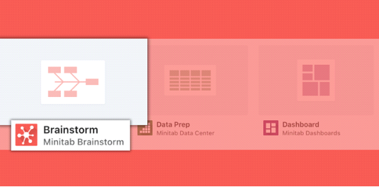Dê forma às suas ideias: transforme brainstorming em resultados com a Minitab